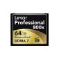 Lexar Professional CompactFlash Memory Card 64GB 800x UDMA 7 LCF64GCRBEU800 (Accessory)