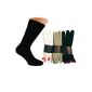 10 pairs of heavy-duty work socks cotton black, anthracite and light gray (Textiles)
