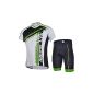 Free Fisher Jersey Set (short sleeve cycling jersey + shorts) (Equipment)
