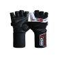 RDX Gel Pro Body Building Weight Lifting Gloves Gym Bar leather straps Training (Various)