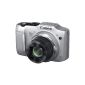 Canon PowerShot SX160 IS Digital Camera 16x Optical Zoom 16 Mpix Silver (Electronics)