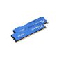 HyperX Fury HX316C10FK2 / 16 memory 16GB (1600MHz, CL10, 2x 8GB) DDR3 RAM kit blue (personal computer)