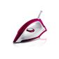 AEG dry Iron Perfect LB 1300 (INOX stainless steel soleplate, 1300 W, quickly aufheizend) Red (Kitchen)