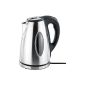 Rosenstein & Söhne stainless steel kettle 1.7L with scale filter