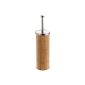 Zeller 18560 metal holder brush and bamboo detail with toilet brush, ø 9.5 x 38 cm (Kitchen)