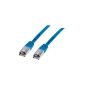 Griff'lan RJ45 CAT 6 FTP cable Shielded 10 m Blue (Personal Computers)