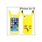 Pikachu Cover Cut Fashion iPhone 4 / 4S yellow (Wireless Phone Accessory)