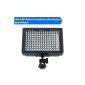 Lightdow 160 LED Lamp LED Pro Video Camera Camcorder Lighting for Digital Reflex Camera (Electronics)
