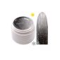 XXL cosmetic Thermo Color Gel UV Gel Color Changing Black Glitter - Silver Glitter 5ml TFG-2 (Misc.)