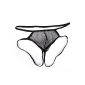 Men Mesh Thong G-String T-back design underwear Nightwear Panty (Black) (Personal Care)