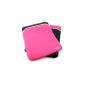 Reversible neoprene sleeve case for Vtech children Tablets: InnoTab, Storio, Storio 2 and Storio 2 Baby - Colors: Black / Pink (Electronics)