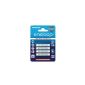 Panasonic eneloop AAA Ready-to-Use Micro NI-MH Battery BK-4MCCE / 4BE (750 mAh, 4-pack) - (Accessories)