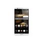 Huawei Ascend Mate 7 Smartphone (15.2 cm (6 inches) IPS display, 13 megapixel camera, 16 GB of internal memory, Android 4.4 KitKat) Silver (Wireless Phone)