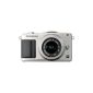 Olympus PEN E-PM2 system camera (16 megapixels, 7.6 cm (3 inches) touch screen, image stabilized) Kit incl. 14-42mm Lens Silver (Electronics)