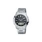 Casio - WVA-460DSE-1AVER - Men's Watch - Analog - Digital - Steel Bracelet (Watch)