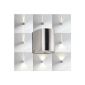 LIGHT TREND LED Wall Light IP44 / + light filter / 2x3W / stainless steel