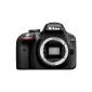 Nikon D3300 SLR Digital Camera Body Only 24.2 Mpix Black (Electronics)