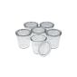 Weck 6 pieces fall-glass 290 ml with lid (household goods)