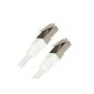 RJ 45 cable shielded white cross 15 meters