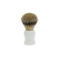 Fantasia shaving brush, pure badger silvertip, height: 10 cm, white (Personal Care)