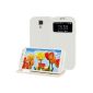 Case for Samsung Galaxy S4 i9500 i9505 in white with opening & Stand Function (Electronics)