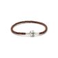 Pandora Leather Bracelet, easily wrapped 590705CBN-S2 brown 19cm (jewelry)