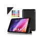 IVSO Slim Smart Cover Case for ASUS Pad MeMO ME181C 8 Tablet (Black) (Electronics)