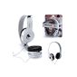 GT® stylish headset for Samsung - Choose your mobile phone - Mega Bass Headphone 3.5 mm black or white