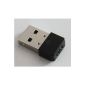NANO USB Adapter Wireless-N 150Mbps Wirelsss for Windows 8 / Win 7 / XP / Vista (Electronics)