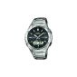 Casio Men's Watch XL Wave Ceptor Analogue - Digital Quartz Stainless WVA-M640D-1AER (clock)
