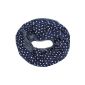 Mevina snood loop with dots and stars print in many colors T1023 (Textiles)