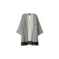 Atdoshop (TM) Women's Fashion Floral Print Blouse Coat Tassels Fringe Kimono Cardigan (Clothing)