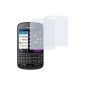 2x mumbi screen protector BlackBerry Q10 protector Crystal Clear invisible (Electronics)