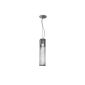 s`luce MyLight hanging lamp with foam cylinder, 40cm, chrome 1P110TR (household goods)