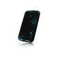 PULSARplus TPU Case Cover for Samsung Galaxy S4 i9505 / i9500 Blue Glow Design Cover Case in black (Electronics)