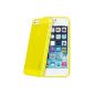 Juppa® Apple Iphone 5 / 5S Silicone Gel TPU Case with Screen Protection Film (Yellow / Yellow) (Electronics)