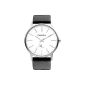 Orphelia men's wristwatch XL Analogously leather 155-6702-14 (clock)