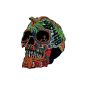 Cobra Skull Skull Biker Patch '' 10 cm x 8 '' - Crest Embroidered Patches printed Patches Iron-On Embroidery Patch Biker Clothing (Kitchen)