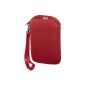 Hama 6.4 cm (2.5-inch) HDD Cover, neoprene, Red (Accessories)