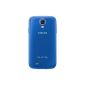 Original Samsung EF-PI950BCEGWW Cover (compatible with Galaxy S4) in blue capri (Wireless Phone Accessory)