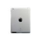 Luxburg® Apple iPad Case Cover Shell 4/3 TPU silicone case Transparent white (Wireless Phone Accessory)