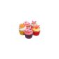 Cake decorations: 12 Summer flowers mixed / 12 Mixed Stunning Design Summer Flower Cake Decorations (Grocery)