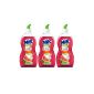 Mir Hand Dishwashing Liquid Grapefruit Vinegar Bottle 500 ml Secrets - 3 Pack (Health and Beauty)