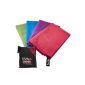 Microfiber Towel 130cm x 80cm - Packtowl / camping / yoga / sports towels - Microfibre travel towel (Pink / Pink) (Misc.)