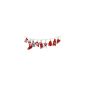 Hotex Advent garland, made of cloth, red gray 30604 (Office supplies & stationery)