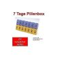 7 days pill box Pill Organizer Pill Box Pill Box Medikamentenbox (household goods)