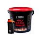 Whey mass gainer, protein powder, 3000g bucket, strawberry, or vanilla Toffi, + Protein Shaker, Special Anabol Cracker (Personal Care)
