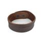 Gusti studio Leather Leather Bracelet Leather Jewelry Accessories Leather dark brown cowhide closure assembly pressure button several strips of leather Evenings Leisure Festivities Party Weekends Everyday Vintage Chic fashion A Very Stylish Bras Girls Men 2J12 (Jewelry)