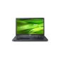 Acer TavelMate P255-M-54204G50MNKK 39.6 cm (15.6-inch) notebook (Intel Core i5-4200U, 1.6GHz, 4GB RAM, 500GB HDD, Intel HD 4400, DVD, Windows 8) Black (Personal Computers)