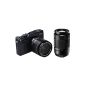 Fujifilm X-E1 Compact system camera (16 megapixels, 7.1 cm (2.8 inch) LCD, Full HD, HDMI, USB 2.0) Black incl. Fujinon XF18-55mm F2.8-4 black / XC50-230mm F4 .5-6.7 R LM OIS Lens Kit (Electronics)